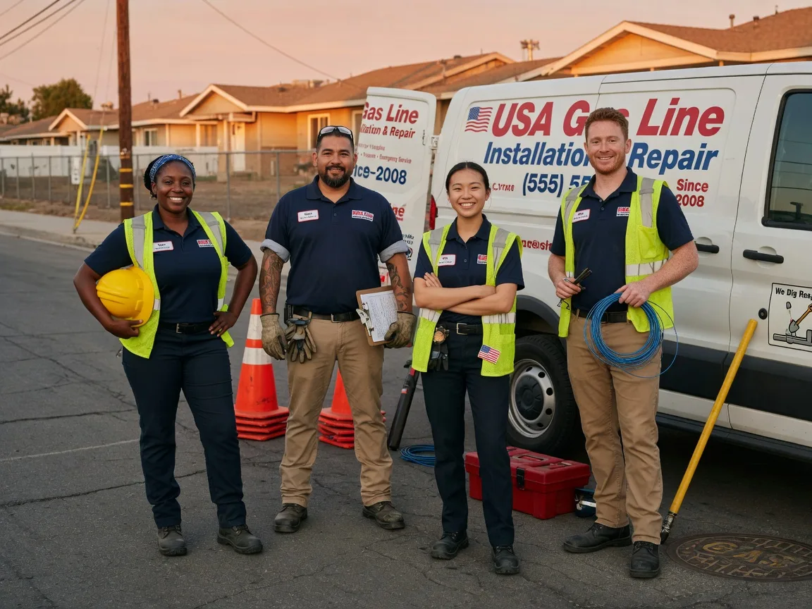 Gas Line Installation company in Numidia, PA